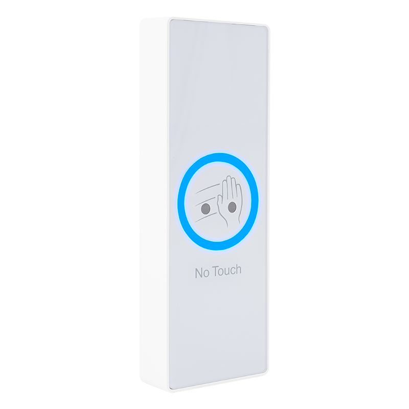 CBUTTON-400-W-wh - Felületre szerelhető közelítés érzékeny kapcsoló, időzítéssel, érzékelés állítással, NO/NC kimenettel, fehér
