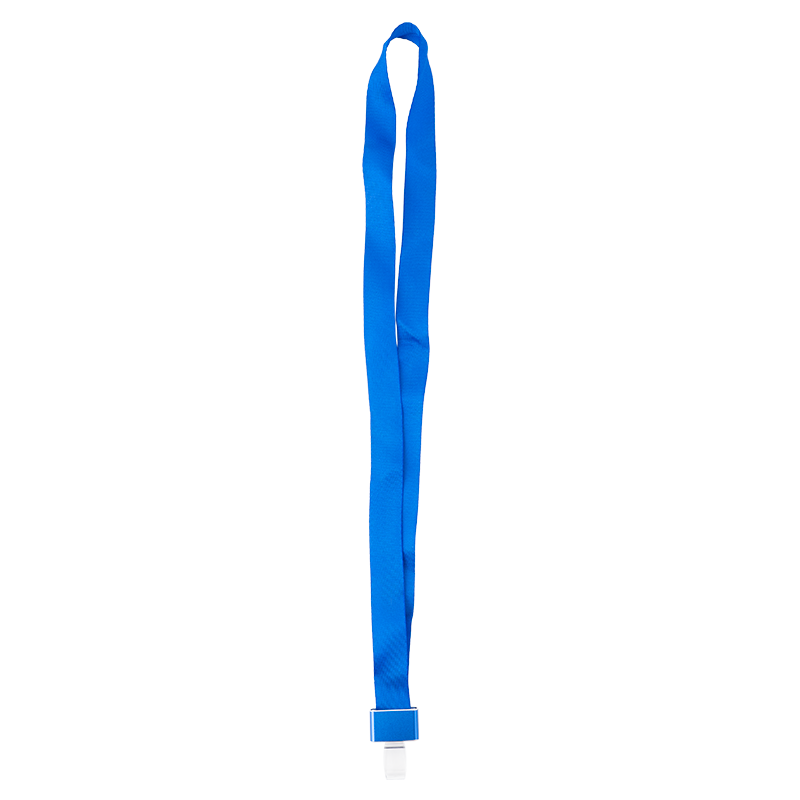 Kártyatartó nyakbaakasztó szalag - 20 mm széles - kék