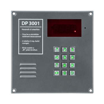 DP3001 kaputelefon központ