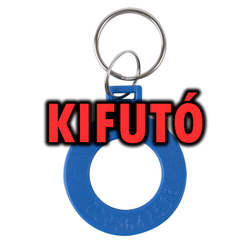 OUTLET: RFID gyűrűs kulcstartó EM4100 (125kHz) chippel - kék