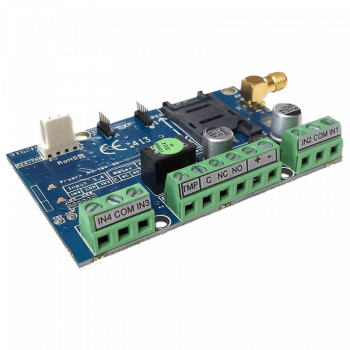 4G-s GSM modul 5 bemenet 1 kimenet 4G, PC csatlakozással, felhő felülettel, eseménynaplóval