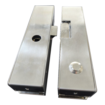 Elektromos zár - kétszárnyú üvegajtóra - fail-safe