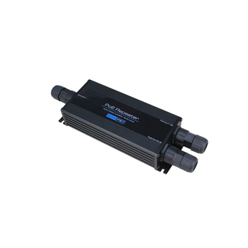 OUTLET: Ipari PoE repeater kültéri IP67 60W akár 100m PoE táplálással 2 kimenettel