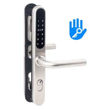 Intelligens AIRBNB zár - INOX - RFID/PIN azonosítás - 13,56 MHz MIFARE - BLE - TTLock - IP65