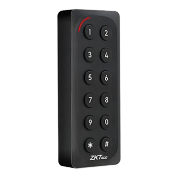 ZKTeco ACC-ER-KR902 hibrid EM, Mifare/Dasfire kártás és kódbilentyűs segédolvasó, Wiegand és RS485 kimenettel