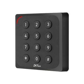 ZKTeco ACC-ER-KR904 hibrid EM, Mifare/Dasfire kártás és kódzbilentyűs segédolvasó, Wiegand és RS485 kimenettel