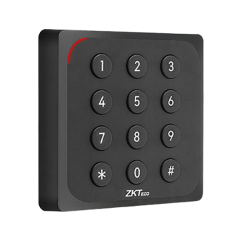 ZKTeco ACC-ER-KR904 hibrid EM, Mifare/Dasfire kártás és kódzbilentyűs segédolvasó, Wiegand és RS485 kimenettel