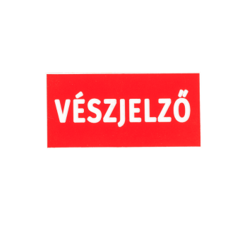 TABLA-4 Vészjelző gombhoz tábla - kicsi