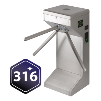 Saválló félautomata egylábú ejtőkaros forgóvilla - SUS316