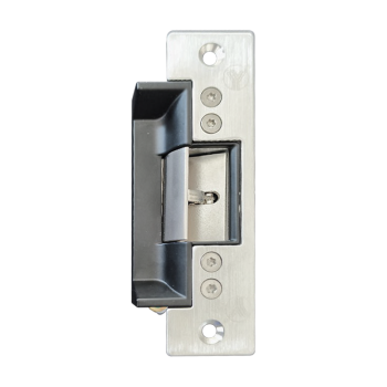 OUTLET: Elektromos zár - feszültségre zár - fail-safe (szünetáramú) - rövid pajzzsal