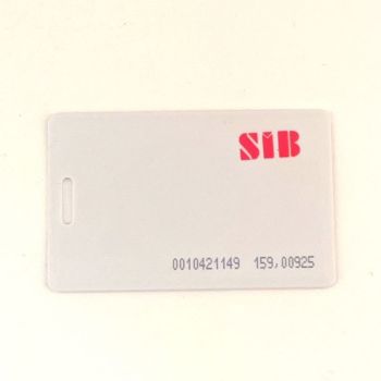 OUTLET RFID kártya EM4100 chippel 1,8mm vastag - 125kHz - SIB
