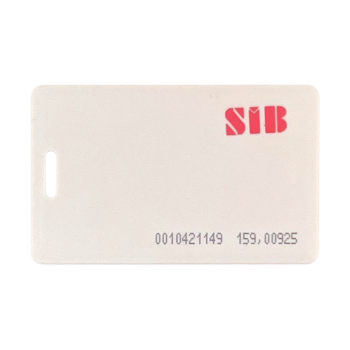 OUTLET RFID kártya EM4100 chippel 1,8mm vastag - 125kHz - SIB