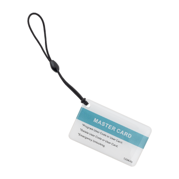 OUTLET: Megszemélyesíthető RFID kulcstartó EM4100 chippel, MASTER CARD felirattal