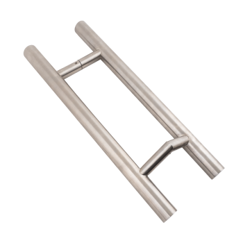 OUTLET: Henger alakú 500 mm hosszú INOX fogantyú pár, "V" és "H" alakú lábakkal, 32mm csőátmérővel