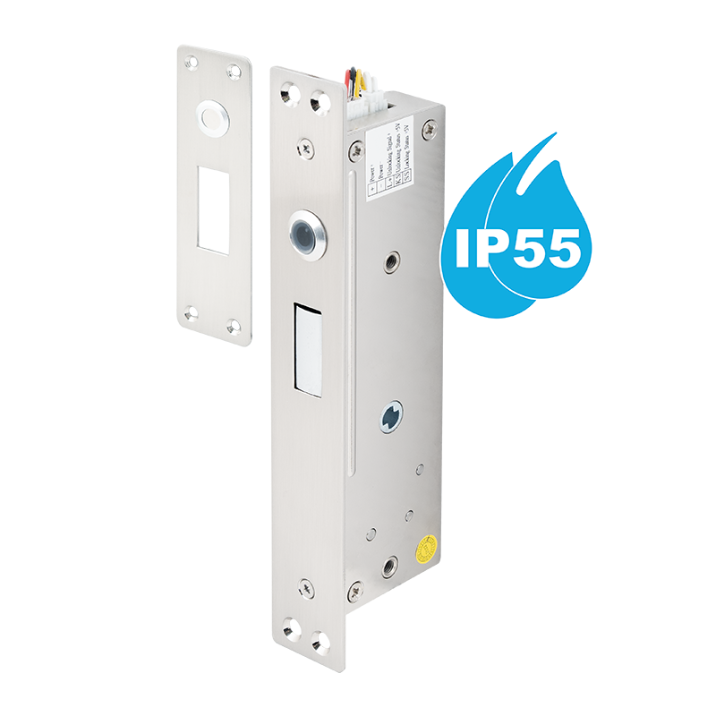 Elektromechanikus normál működésű bevésőzár kültérre - cseppálló (IP55)