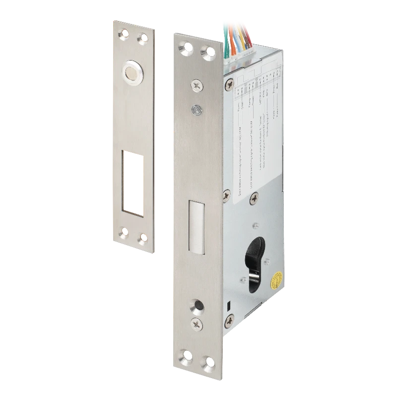Motoros kapuzár nyíló kapura - EUROPROFIL zárbetéttel - 12~24 V DC - IP55 cseppálló - cseppálló (IP55)