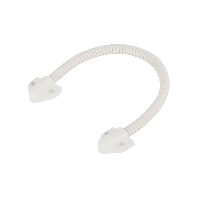 OUTLET: Műanyag borítású kábelátvezető belső átmérő 6 mm - Fehér