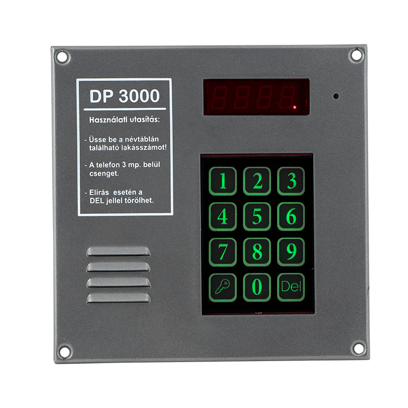 DP3000 kaputelefon központ