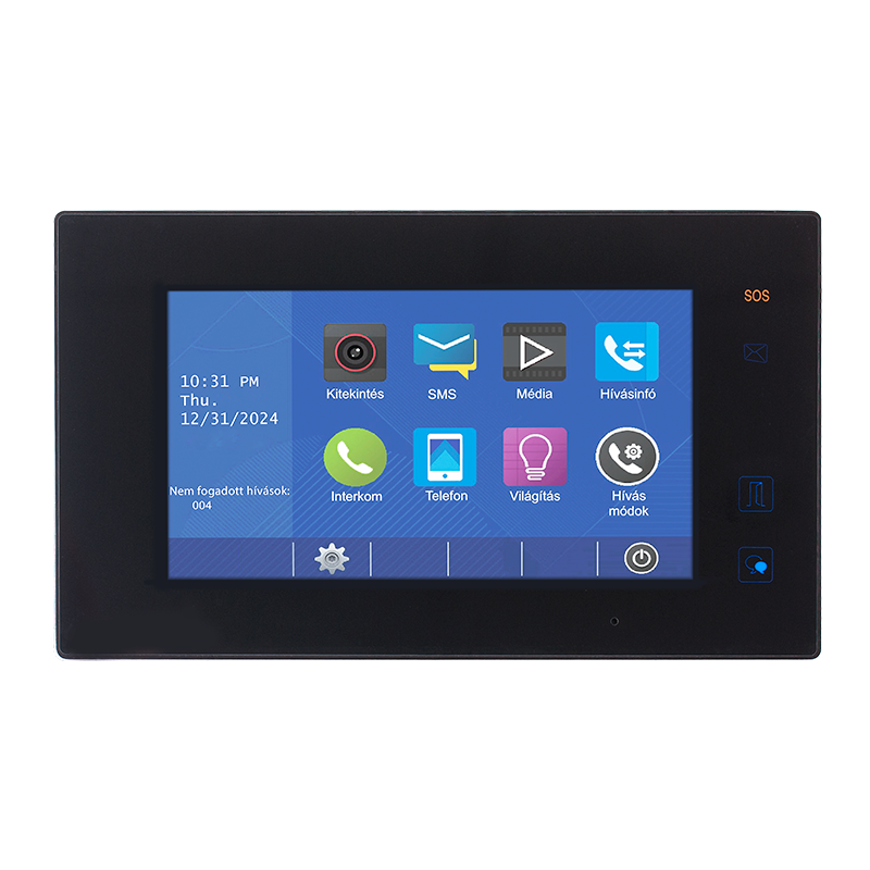 2EASY beltéri monitor-fekete