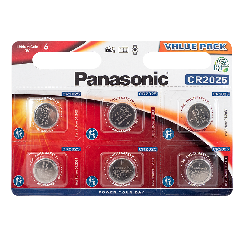 Panasonic CR2025 elem távirányítókba