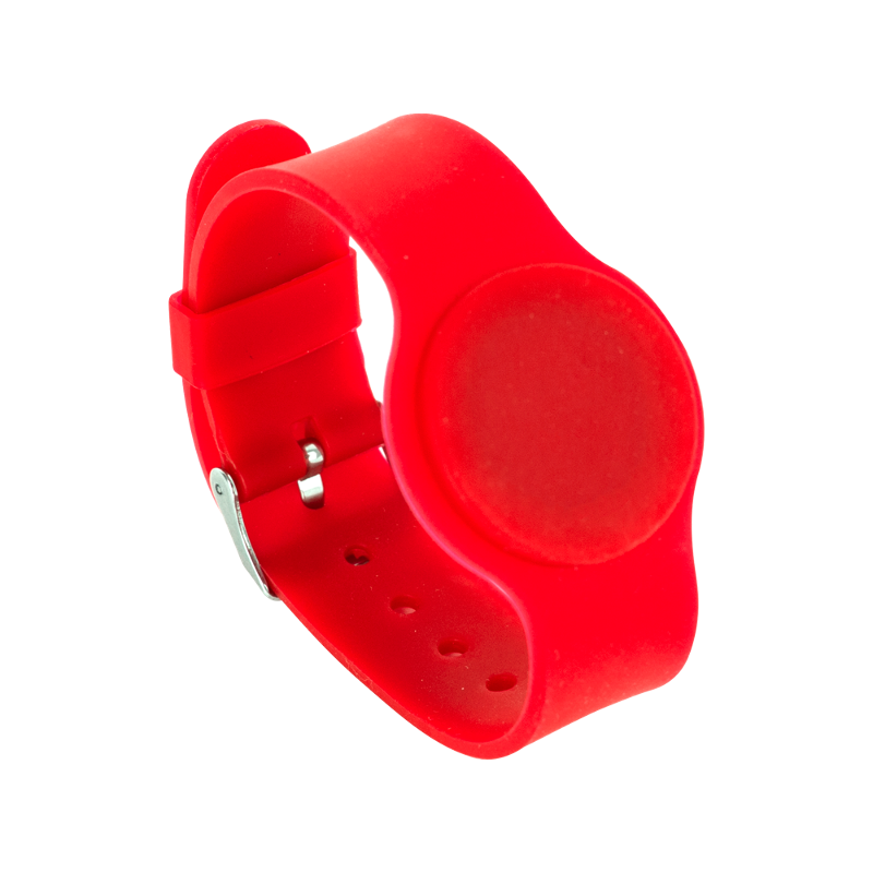 Karóra típusú RFID HT4168 (125 kHz) chippel - piros