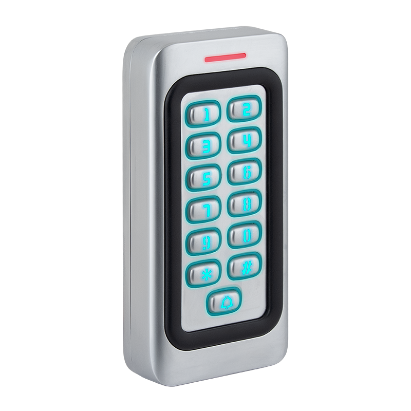 Önálló működésű, vandálbiztos, vízálló, WiFis RFID kártyaolvasó és kódár - EM 125 kHz