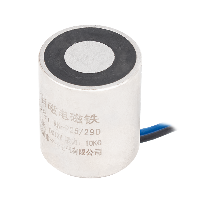 Permanens mágnes - áramszünet esetén zárt - elektromágnessel demagnetizálható - 12V DC - 10 kg