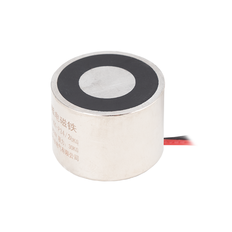 Permanens mágnes - áramszünet esetén zárt - elektromágnessel demagnetizálható - 24V DC - 30 kg