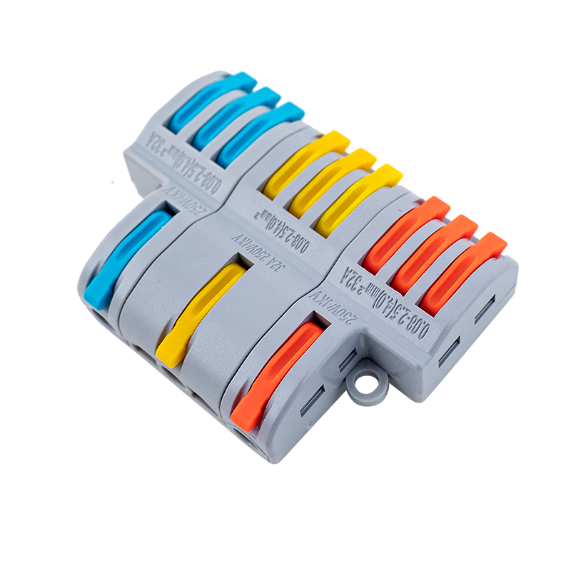 Gyorcsatlakozó 3x3 utas elosztáshoz 0,08 - 2,5 mm² 10 darabos csomag