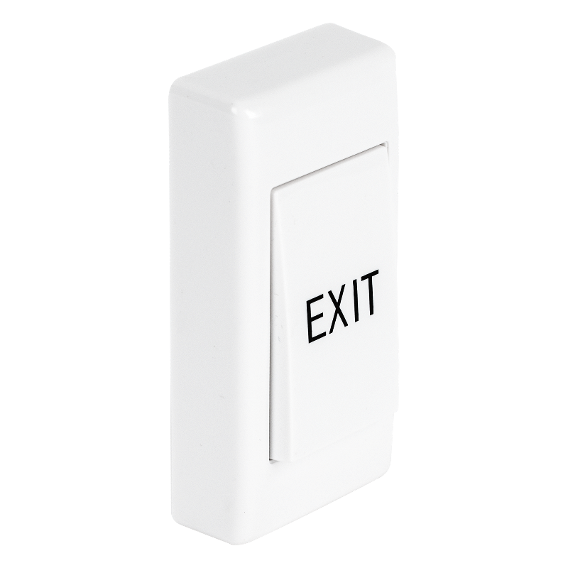 Műanyag házas mikrokapcsolós nyomógomb "EXIT" felirattal  86 x 43 - NO/NC