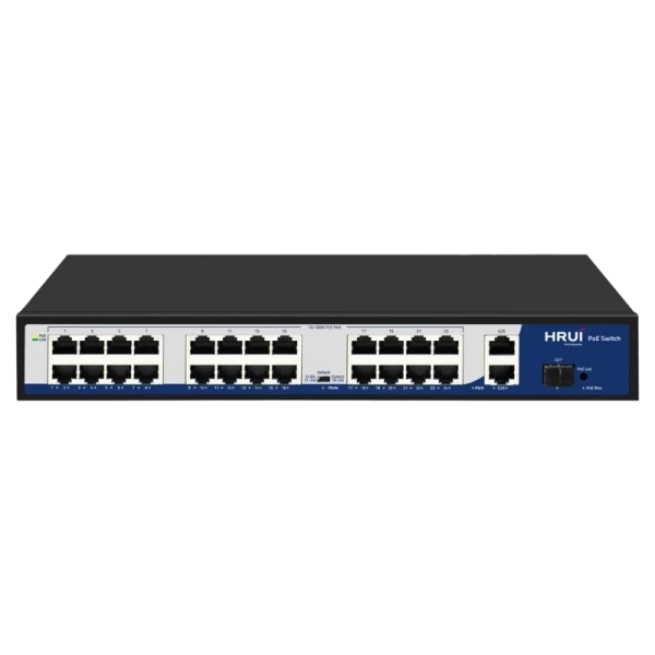 PoE switch 24+3 portos, gigabites uplinkkel