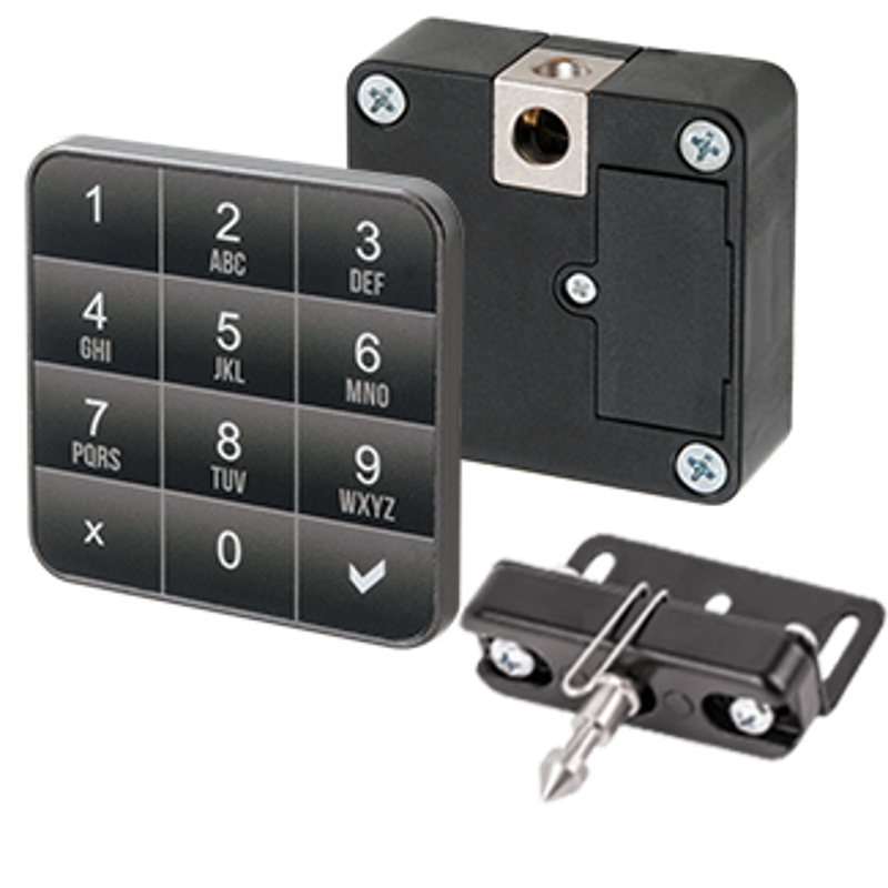 PS LOCK szekrényzár - kódos - önálló működés - értékmegőrző mód (free)