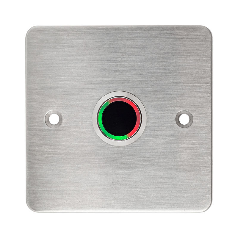 Közelítés érzékeny kapcsoló 86 mm széles pajzzsal - LED piros/zöld - NO/NC kimenet - Időzítővel cseppálló