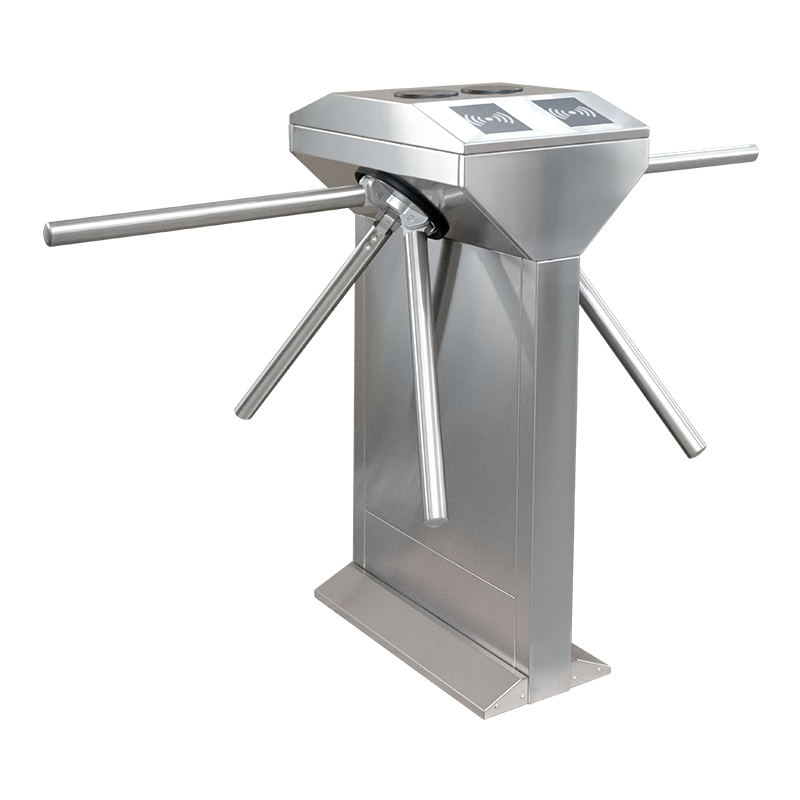 Egyl&aacute;b&uacute; f&eacute;lautomata ejtőkaros forg&oacute;villa - K&eacute;t &aacute;thalad&aacute;si &uacute;t - INOX - ZKTeco - PRO