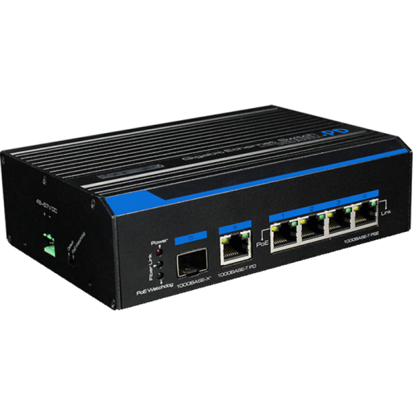 OUTLET: 4 portos gigabites PoE switch
