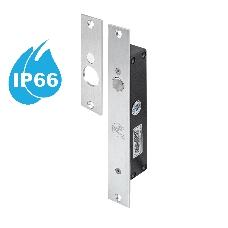 Süllyesztve szerelhető csapzár - Fail-safe - áramszünet esetén nyitott - 12V DC - IP66