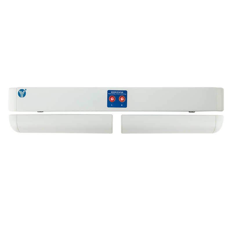 Dupla elektromos csapzár - felületre - áramszünet esetén nyitott - 12V DC - visszajelzéssel - időzítéssel - LED