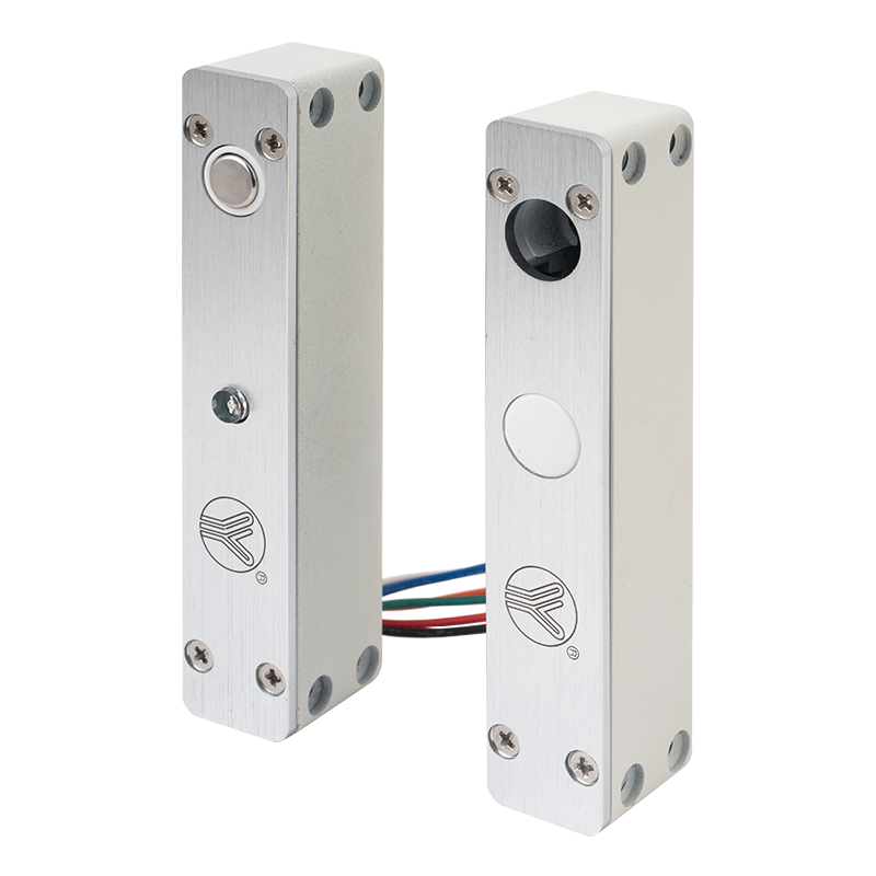 Mini felületre szerelhető csapzár - Fail-safe - áramszünet esetén nyitott - 12V DC - visszajelzéssel - időzítéssel - LED