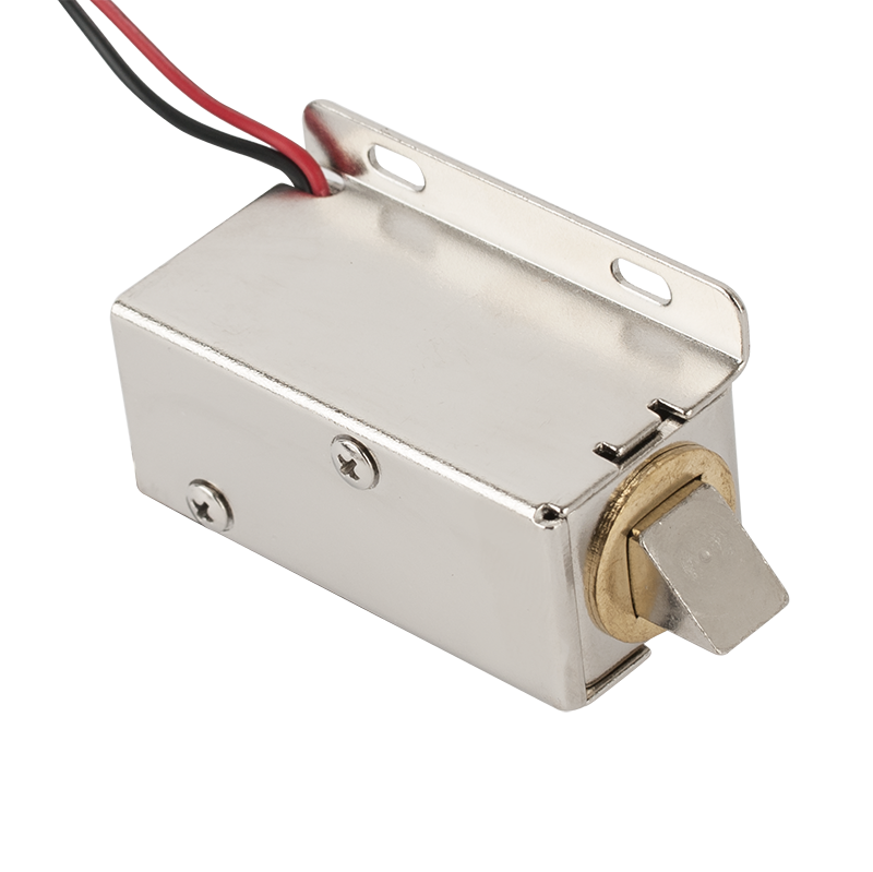 Elektromos szekrényzár - 12V - csapott nyelvű