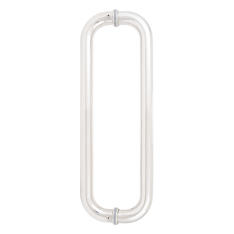 Rozsdamentes szálcsiszolt -I- fogantyú, 38cm hosszú, 25mm átmérő