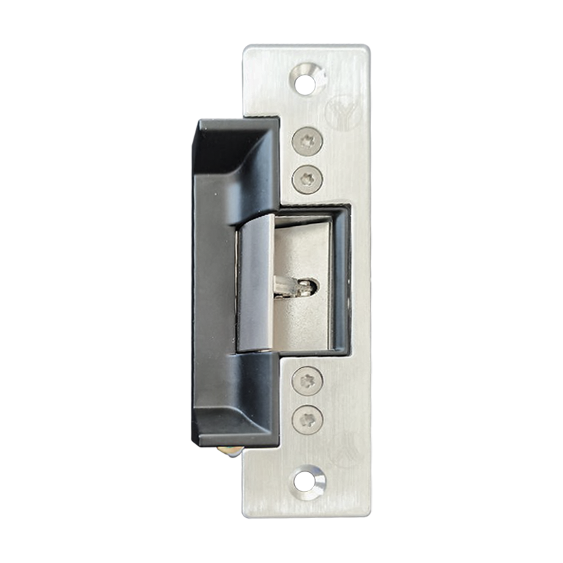 OUTLET: Elektromos zár - feszültségre zár - fail-safe (szünetáramú) - rövid pajzzsal