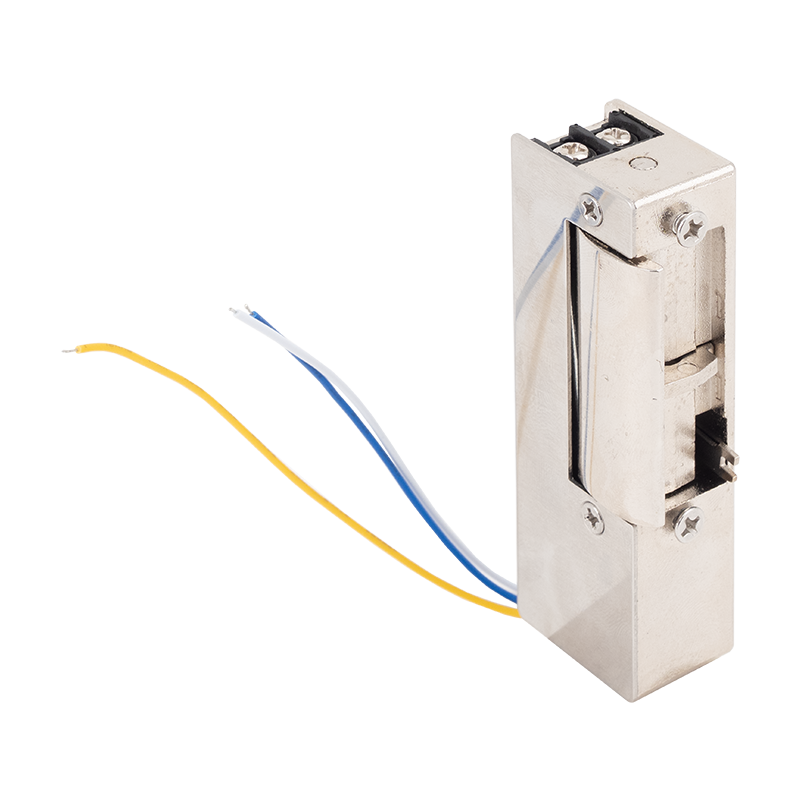 OUTLET: Elektromos zárfogadó - feszültségre nyit - visszalejzéssel 12V DC 130mA (90 Ω)