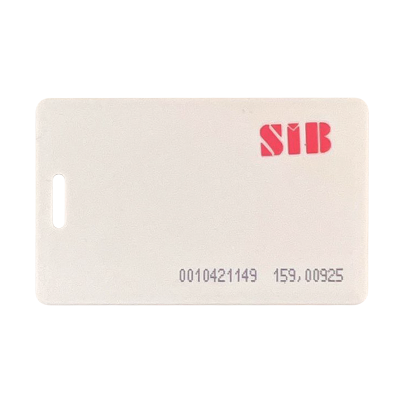 OUTLET RFID kártya HT4168 chippel 1,8mm vastag - 125kHz - SIB