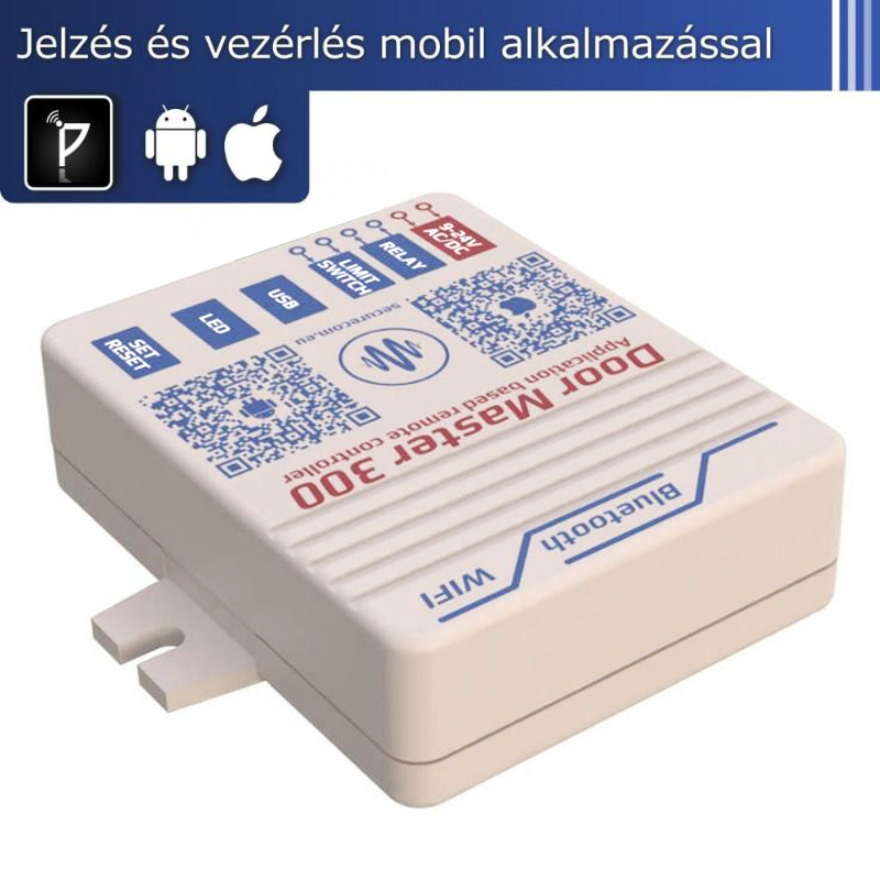 ZZZ-SC-DOORMASTER-300 - Mobilalkalmazás alapú WIFI/Bluetooth távvezérlő modul