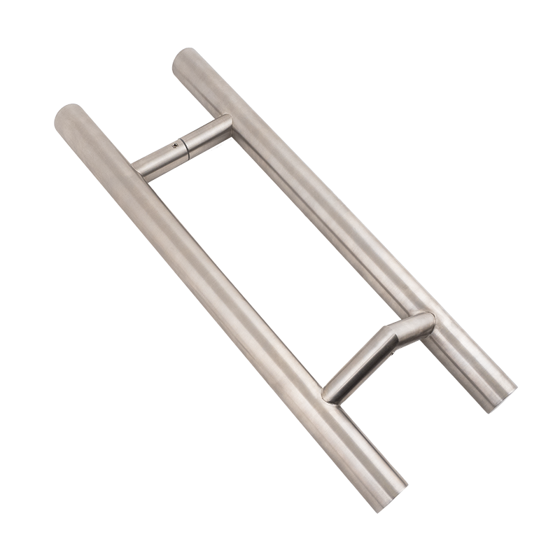 OUTLET: Henger alakú 500 mm hosszú INOX fogantyú pár, "V" és "H" alakú lábakkal, 32mm csőátmérővel
